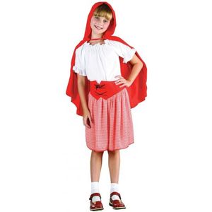 Voordelig roodkapje kostuum voor meisjes