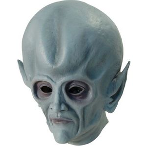 Halloween Alien masker met mega hoofd