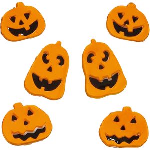 Horror raamstickers pompoenen 25 x 25 cm - Halloween feest decoratie