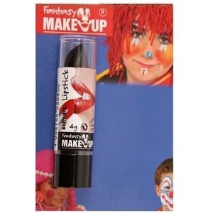 Feest/party lipstick/lippenstift mat zwart