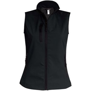 Waterdichte sport bodywarmers zwart voor dames