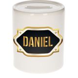 Daniel naam / voornaam kado spaarpot met embleem