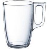 Theeglas/theeglazen set van 18x stuks 320 ml