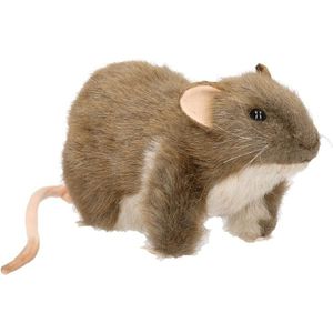 Hansa pluche rat knuffel 19 cm
