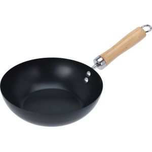 Excellent Houseware Wok/hapjes/kook pannetje met antiaanbaklaag - D20 cm