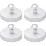 4x Magnetische ophanghaak van metaal 4,7 cm