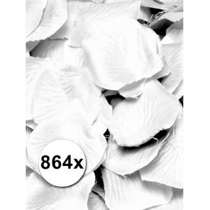 Pakket witte rozenblaadjes 864 stuks