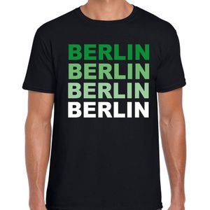 Berlin / Duitsland steden shirt zwart voor heren