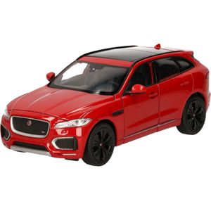 Speelgoedauto Jaguar F-Pace rood 1:24/20 x 8 x 7 cm