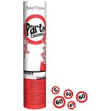 1x Party poppers confetti kanonnen 60 jaar