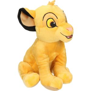 Pluche Disney Simba leeuw knuffel 25 cm speelgoed - Leeuwenkoning - Leeuwen cartoon knuffels