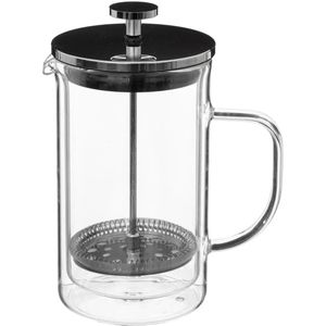 Secret de Gourmet French press cafetiere - dubbelwandig glas - 600 ml