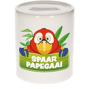 Spaarpot van de spaar papegaai Birdy 9 cm