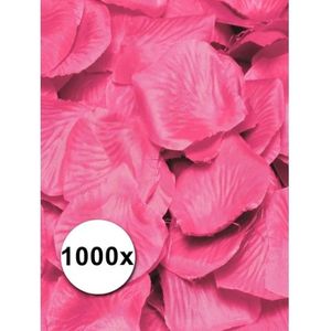 Kunst rozenblaadjes roze 1000 stuks