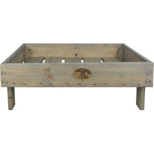 Esschert Design Opberg/opslag krat - hout - 37x57 cm - Fruitkist - Aardappel/appel kratjes/kistjes - Stapelkisten