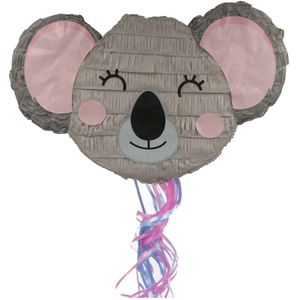 Pinata van papier - Koala beer thema - 42 x 25 cm - Feestartikelen Verjaardag