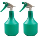 Set van 2x Watersprays/plantensproeiers groen 900 ml