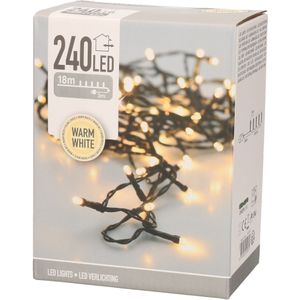 LED kerstverlichting warm wit 240 lampjes