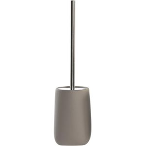 Items - WC/Toiletborstel houder - Kunststeen - Taupe/beige - 41 x 11 cm