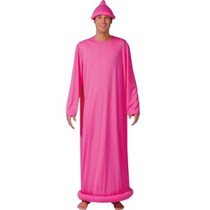 Roze rubber kostuum