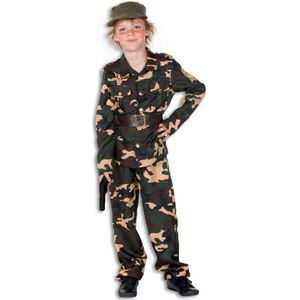 Camouflage verkleedkleding voor kinderen
