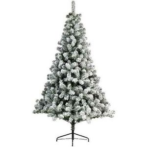 Tweedekans kunst kerstboom - 150 cm - met sneeuw