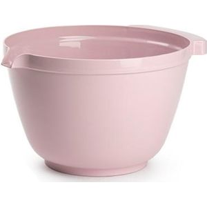 Plasticforte Beslagkom/mengkom/roerkom - 4 liter - kunststof - roze - met schenktuit