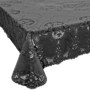 Antraciet grijs tafelkleden/tafellakens 152 x 228 cm rechthoekig
