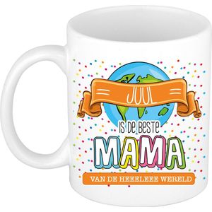 Bellatio Decorations Naam mok Juul - Moederdag - cadeau beker