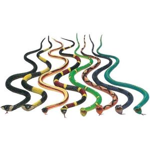 Plastic dieren slangen 30 cm