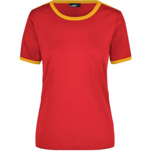 Dames t-shirt in Spanje kleuren