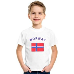 Noorse vlag t-shirts voor kinderen