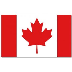 Gevelvlag/vlaggenmast vlag Canada 90 x 150 cm