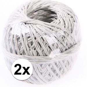 2x Rolletjes hobby touw van 40 meter p/st