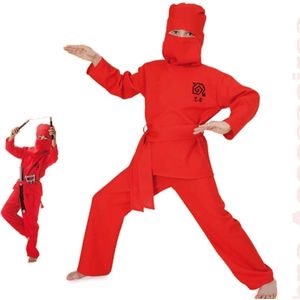 Rood Ninja kinder kostuum