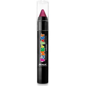 Paintglow Face paint stick - metallic roze - 3,5 gram - schmink/make-up stift/potlood