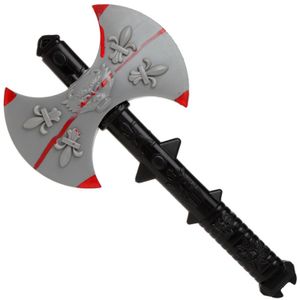 Grote hakbijl - plastic - 40 cm - Halloween/ridders verkleed wapens accessoires