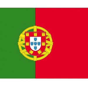 10x Stickertjes Portugal vlag 10 cm