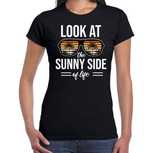Look at the sunny side of life party outfit / kleding zwart voor dames