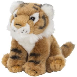 Pluche Kleine Tijger Knuffel van 15 cm - Dieren Speelgoed Knuffels Cadeau - Tijgers Knuffeldieren