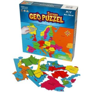 Puzzel van Europa 58 stukjes