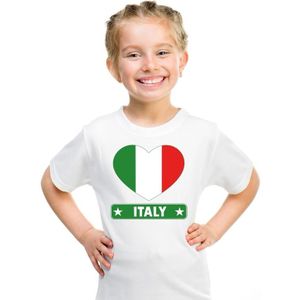 I love Italie t-shirt wit kinderen