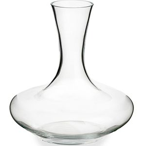 Arte Regal Wijn karaf / decanteer schenkkan - glas - 1,5 liter - 21 x 24 cm - wijn laten luchten