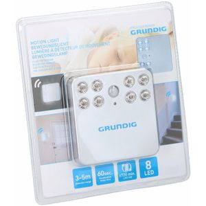 Grundig nacht/gang lampje 8x LED met sensor