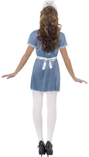 Zusters jurkje blauw/wit verkleed kostuum/outfit voor dames (cadeaus &  gadgets) | € 33 bij Fun-en-feest.nl | beslist.be