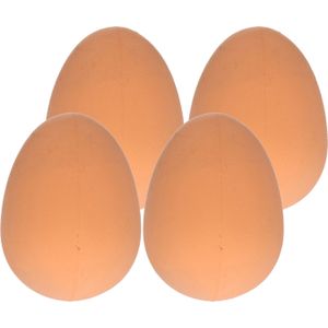 6x Nep kippen eieren bruin