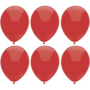 Ballonnen verjaardag/thema feest - 200x stuks - rood - 29 cm