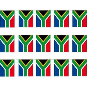 Papieren slingers Zuid-Afrikaanse vlag 3x 4 meter