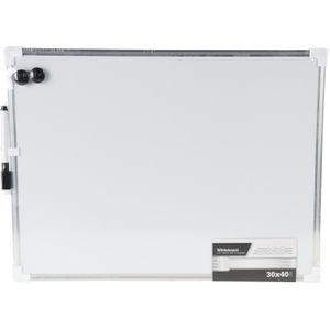 H&amp;amp;S Collection whiteboard/memobord incl. marker en magneten - 30 x 40 cm