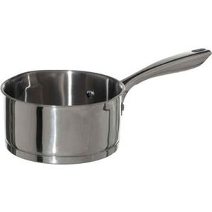 5Five - Steelpan/sauspan - Alle kookplaten geschikt - zilver - D16 cm